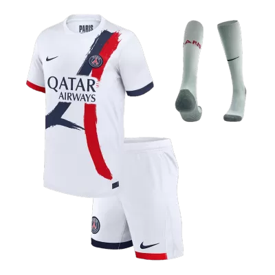 Premium Quality Kids PSG Away Soccer Jersey Whole Kit (Jersey+Shorts+Socks) 2024/25 - Pro Jersey Shop