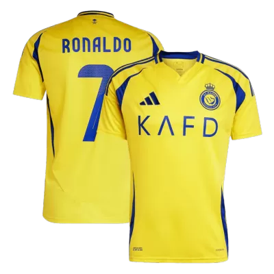 Premium Quality Men's RONALDO #7 Al Nassr Home Soccer Jersey Shirt 2024/25 - Fan Version - Pro Jersey Shop