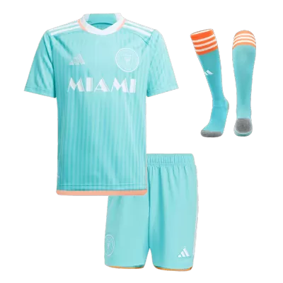 Kids Inter Miami CF Third Away Soccer Jersey Whole Kit (Jersey+Shorts+Socks) 2024 - Pro Jersey Shop