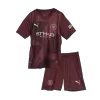 Kids Manchester City Third Away Soccer Jersey Kit (Jersey+Shorts) 2024/25 - Pro Jersey Shop