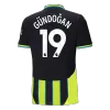 Men's GÜNDOĞAN #19 Manchester City Away Soccer Jersey Shirt 2024/25 - Fan Version - Pro Jersey Shop