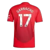 Men's Authentic GARNACHO #17 Manchester United Home Soccer Jersey Shirt 2024/25 - Player Version - Pro Jersey Shop