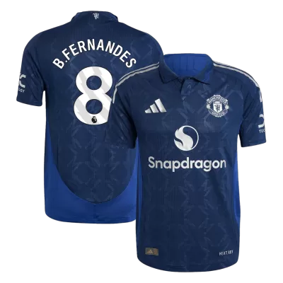 Men's Authentic B.FERNANDES #8 Manchester United Away Soccer Jersey Shirt 2024/25 - Player Version - Pro Jersey Shop