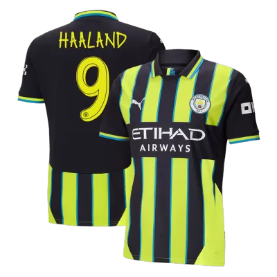 UCL Men's HAALAND #9 Manchester City Away Soccer Jersey Shirt 2024/25 - Fan Version - Pro Jersey Shop