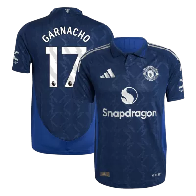 Men's Authentic GARNACHO #17 Manchester United Away Soccer Jersey Shirt 2024/25 - Player Version - Pro Jersey Shop