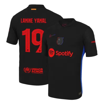 UCL Men's Authentic LAMINE YAMAL #19 Barcelona Away Soccer Jersey Shirt 2024/25 - Player Version - Pro Jersey Shop