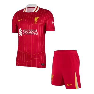 Premium Quality Men's Replica Liverpool Home Soccer Jersey Kit (Jersey+Shorts) 2024/25 - Pro Jersey Shop