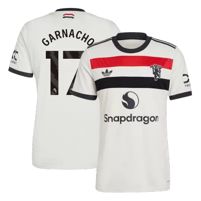 Men's GARNACHO #17 Manchester United Third Away Soccer Jersey Shirt 2024/25 - Fan Version - Pro Jersey Shop