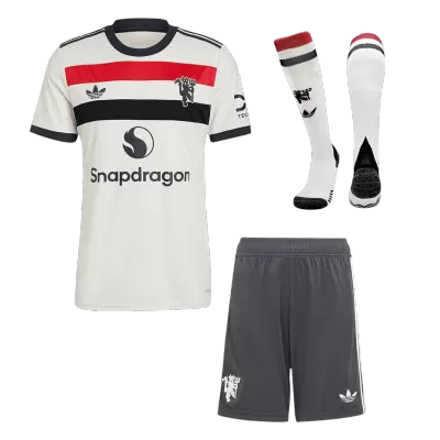 Men's Manchester United Third Away Soccer Jersey Whole Kit (Jersey+Shorts+Socks) 2024/25 - Pro Jersey Shop