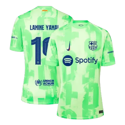 UCL Premium Quality UCL Men's LAMINE YAMAL #19 Barcelona Third Away Soccer Jersey Shirt 2024/25 - Fan Version - Pro Jersey Shop