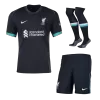 Men's Liverpool Away Soccer Jersey Whole Kit (Jersey+Shorts+Socks) 2024/25 - Pro Jersey Shop