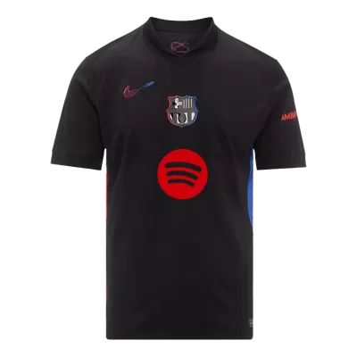 Men's Barcelona Away Soccer Jersey Shirt 2024/25 Spotify Logo Without Text- Fan Version - Pro Jersey Shop