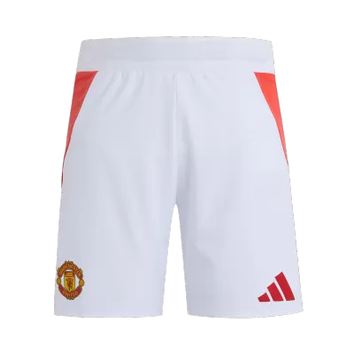 Authentic Manchester United Home Soccer Shorts 2024/25 - Pro Jersey Shop