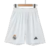 Premium Quality Men's Real Madrid Home Soccer Shorts 2024/25  - Pro Jersey Shop