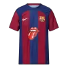 Men's Authentic Barcelona x Rolling Stones Soccer Jersey Shirt 2023/24 - Pro Jersey Shop