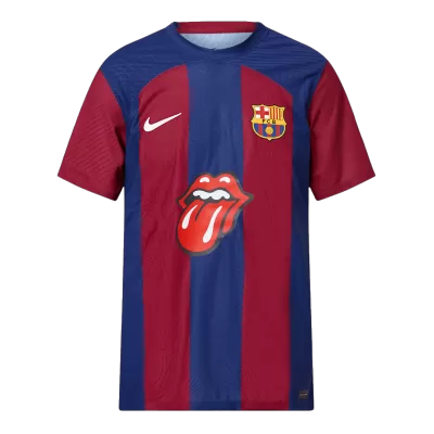 Men's Authentic Barcelona x Rolling Stones Soccer Jersey Shirt 2023/24 - Pro Jersey Shop