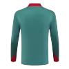 Men's Liverpool Zipper Tracksuit Sweat Shirt Kit (Top+Trousers) 2024/25 -Green - Pro Jersey Shop