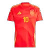 Men's LAMINE YAMAL #10 Spain Home Soccer Jersey Shirt Euro 2024 - Fan Version - Pro Jersey Shop