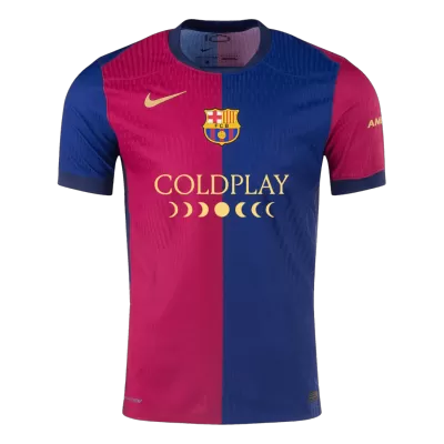 Men's Authentic Barcelona X COLDPLAY Home Soccer Jersey Shirt 2024/25 - Player Version - Pro Jersey Shop