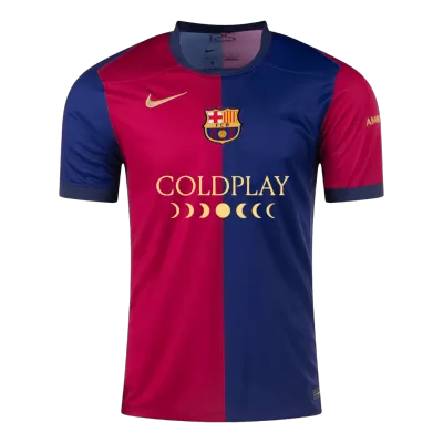 Men's Barcelona X COLDPLAY Home Soccer Jersey Shirt 2024/25 - Fan Version - Pro Jersey Shop