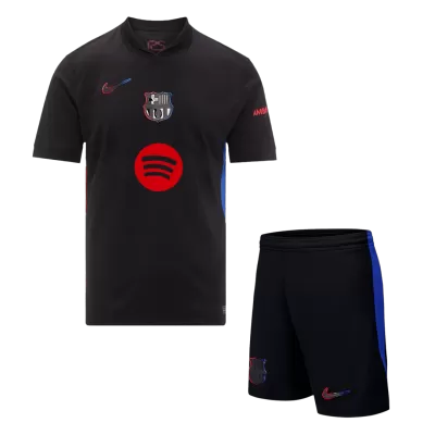 Men's Barcelona Away Soccer Jersey Kit (Jersey+Shorts) 2024/25 Spotify Logo Without Text - Pro Jersey Shop