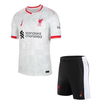 Men's Liverpool Third Away Soccer Jersey Kit (Jersey+Shorts) 2024/25 - Pro Jersey Shop