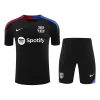 Men's Barcelona Pre-Match Training Soccer Jersey Kit (Jersey+Shorts) 2024/25 -Black - Pro Jersey Shop