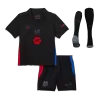 Kids Barcelona Away Soccer Jersey Whole Kit (Jersey+Shorts+Socks) 2024/25 Spotify Logo Without Text - Pro Jersey Shop