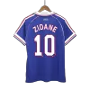 Men's Retro 1998 World Cup ZIDANE #10 France Home Soccer Jersey Shirt - Pro Jersey Shop