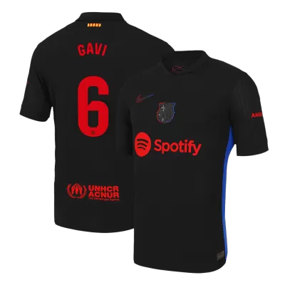 Men's Authentic GAVI #6 Barcelona Away Soccer Jersey Shirt 2024/25 - Player Version - Pro Jersey Shop