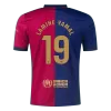 Premium Quality Men's LAMINE YAMAL #19 Barcelona Home Soccer Jersey Shirt 2024/25 Spotify Logo Without Text- Fan Version - Pro Jersey Shop