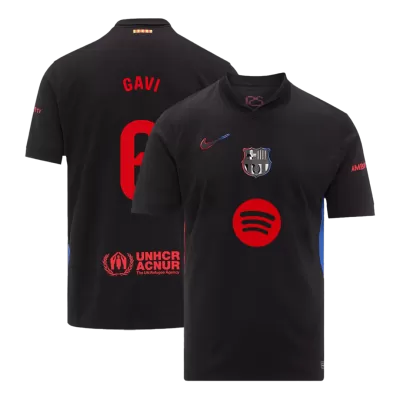 Premium Quality Men's GAVI #6 Barcelona Away Soccer Jersey Shirt 2024/25 Spotify Logo Without Text- Fan Version - Pro Jersey Shop