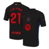 Men's Authentic F.DE JONG #21 Barcelona Away Soccer Jersey Shirt 2024/25 Spotify Logo Without Text- Player Version - Pro Jersey Shop