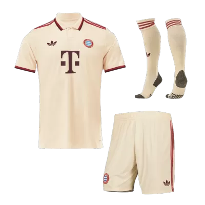 UCL Men's Bayern Munich Third Away Soccer Jersey Whole Kit (Jersey+Shorts+Socks) 2024/25 - Pro Jersey Shop