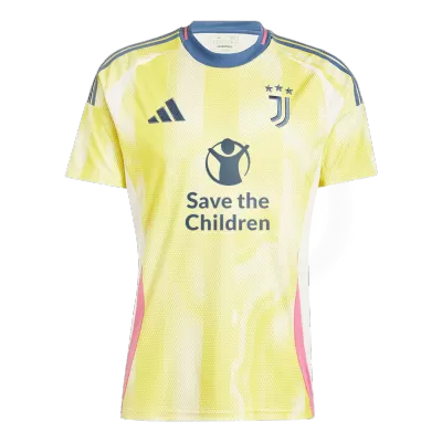 Men's Juventus Away Soccer Jersey Shirt 2024/25 Save The Children Sponsor- Fan Version - Pro Jersey Shop