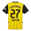 Premium Quality Men's ADEYEMI #27 Borussia Dortmund Home Soccer Jersey Shirt 2024/25 - Fan Version - Pro Jersey Shop