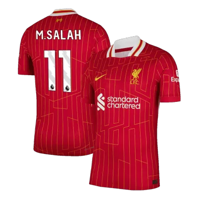 Men's Authentic M.SALAH #11 Liverpool Home Soccer Jersey Shirt 2024/25 - Player Version - Pro Jersey Shop