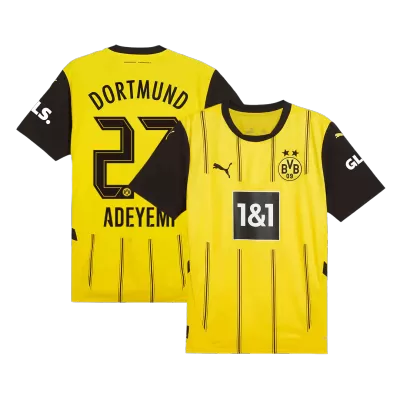 Men's ADEYEMI #27 Borussia Dortmund Home Soccer Jersey Shirt 2024/25 - Fan Version - Pro Jersey Shop