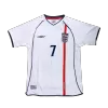 Men's Retro 2002 BECKHAM #7 England Home Soccer Jersey Shirt - Pro Jersey Shop