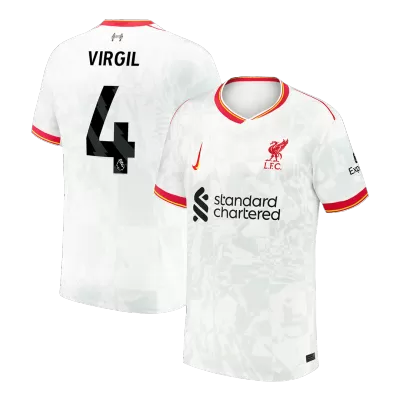 Men's VIRGIL #4 Liverpool Third Away Soccer Jersey Shirt 2024/25 - Fan Version - Pro Jersey Shop