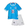 Kids Cruz Azul Home Soccer Jersey Kit (Jersey+Shorts) 2024/25 - Pro Jersey Shop