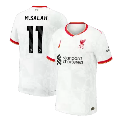 Men's Authentic M.SALAH #11 Liverpool Third Away Soccer Jersey Shirt 2024/25 - Player Version - Pro Jersey Shop