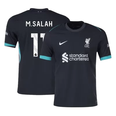 Men's Authentic M.SALAH #11 Liverpool Away Soccer Jersey Shirt 2024/25 - Player Version - Pro Jersey Shop