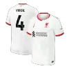 Men's Authentic VIRGIL #4 Liverpool Third Away Soccer Jersey Shirt 2024/25 - Player Version - Pro Jersey Shop