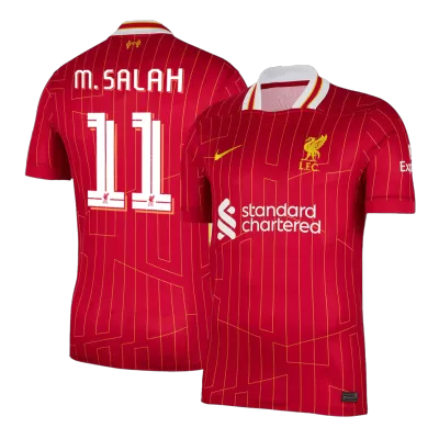 UCL Men's M.SALAH #11 Liverpool Home Soccer Jersey Shirt 2024/25 - Fan Version - Pro Jersey Shop