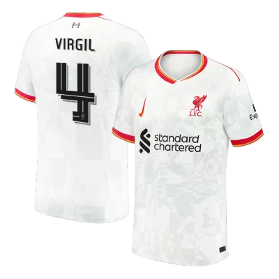 UCL Men's VIRGIL #4 Liverpool Third Away Soccer Jersey Shirt 2024/25 - Fan Version - Pro Jersey Shop