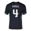 UCL Men's VIRGIL #4 Liverpool Away Soccer Jersey Shirt 2024/25 - Fan Version - Pro Jersey Shop