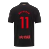 Men's RAPHINHA #11 Barcelona Away Soccer Jersey Shirt 2024/25 Spotify Logo Without Text- Fan Version - Pro Jersey Shop