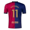 Premium Quality Men's RAPHINHA #11 Barcelona Home Soccer Jersey Shirt 2024/25 Spotify Logo Without Text- Fan Version - Pro Jersey Shop