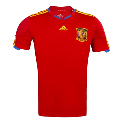 Men's Retro 2010 World Cup Spain Home Soccer Jersey Shirt - Pro Jersey Shop